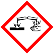 Corrosief (GHS05)